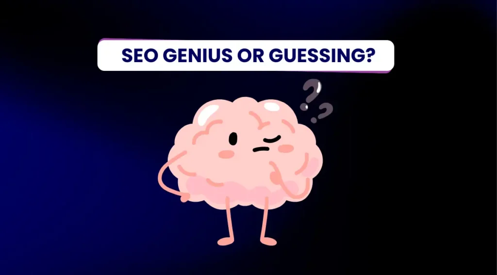 seo genius of guessing - test your specialist page