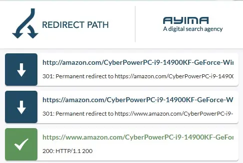 Redirect Path extension example