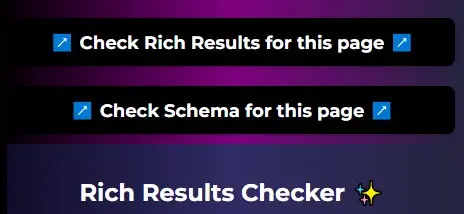 Rich Results - Structured Data Test extension print screen