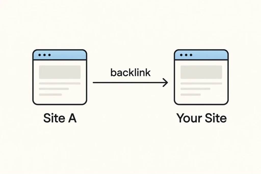 one backlink to your domain